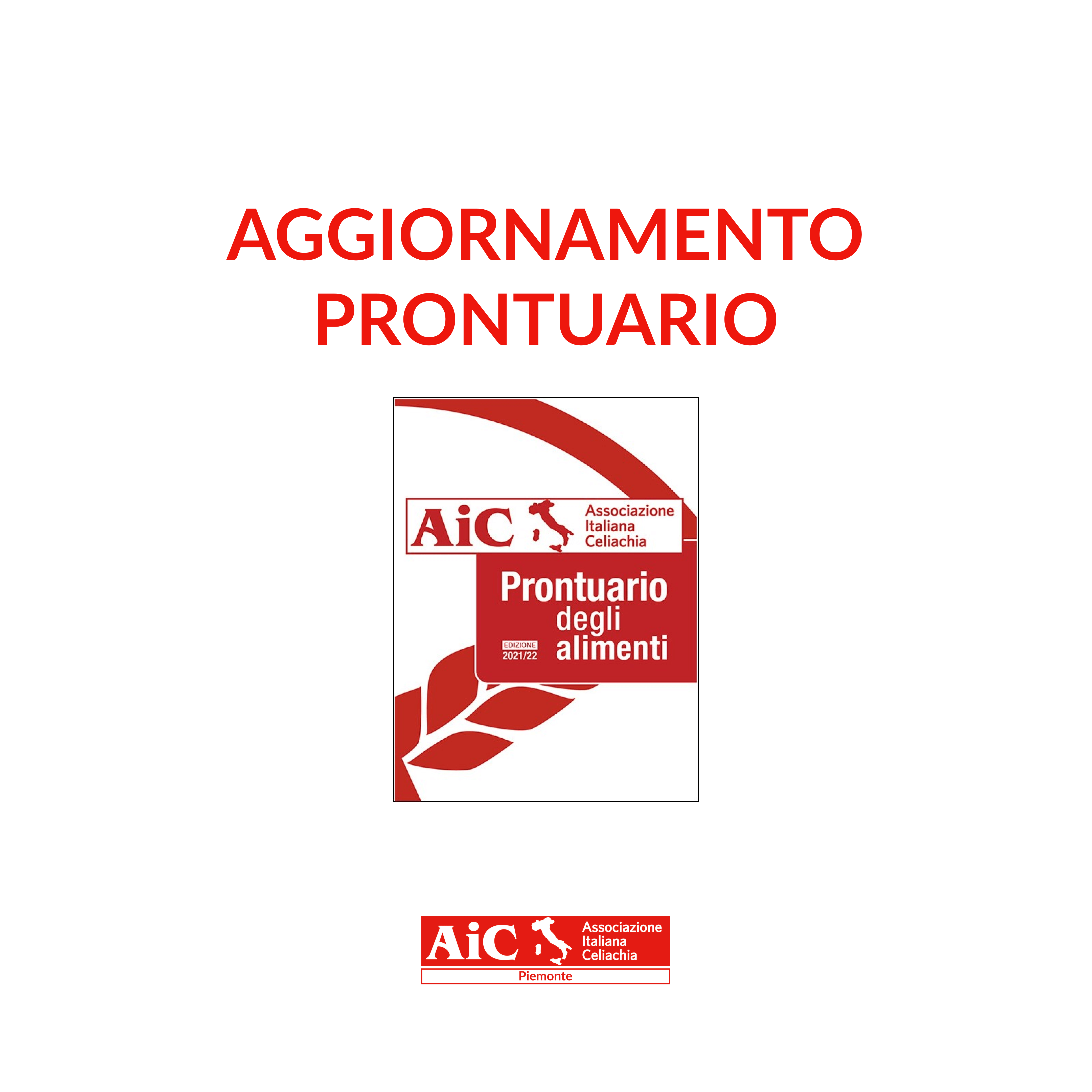 AGGIORNAMENTO PRONTUARIO