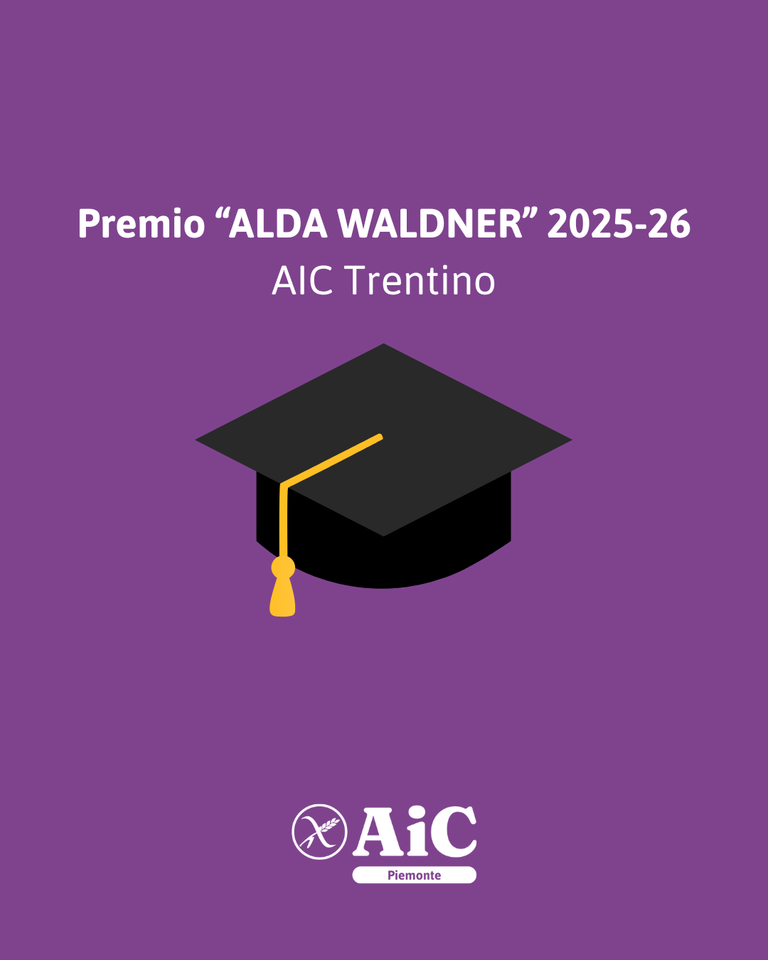 Premio “ALDA WALDNER” 2025-26 AIC Trentino